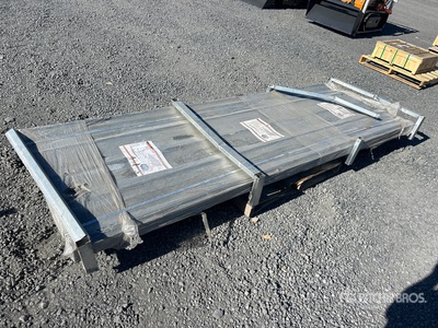Quantity of (100) 2026 ZVOX S3048A 3ft x 10ft Corrugated Steel Panels (Unused)