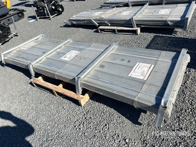 Quantity of (100) 2026 ZVOX S3048A 3ft x 10ft Corrugated Steel Panels (Unused)