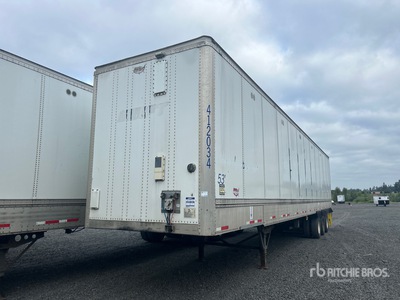 2012 Wabash 53 ft x 102 in Quad/A Van Trailer