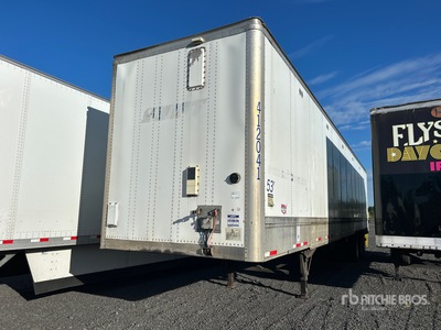 2012 Wabash DVHDHPC 53 ft x 102 in Quad/A Van Trailer