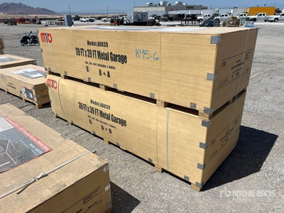 2026 MTO A0039 39 ft x 39 ft Metal Barn Shed (Unused)