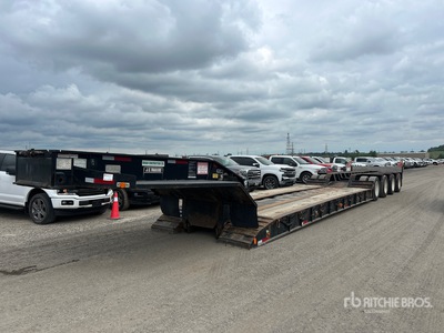 2003 J C Trailers Quad/A Double Drop Removable Gooseneck Tieflader