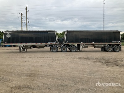 2021 Lode King Super B-Train Hopper Bottom Pup Grain Trailer