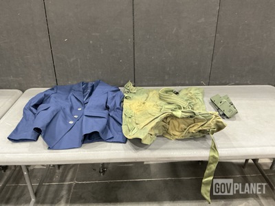 (1) Individual Belt, (1) Duffel Bags, (3) Women's Coats & Assorted Items