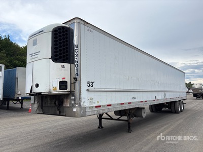 2008 Wabash 53 ft x 102 in Sliding T/A Refrigerated Trailer