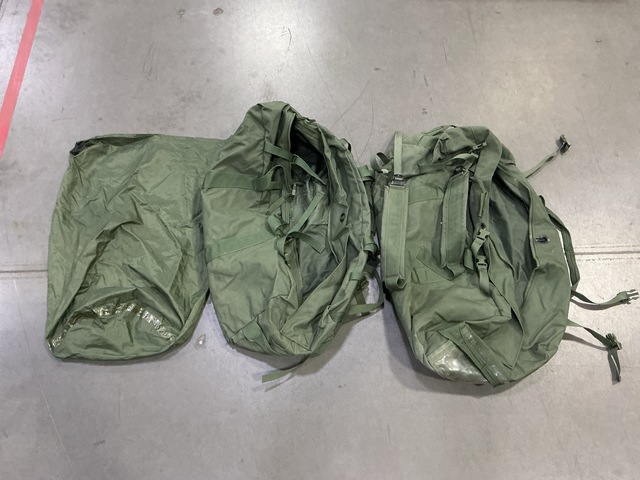 (14) Clothing Bags, (51) Duffel Bags & (30) Barracks Bags