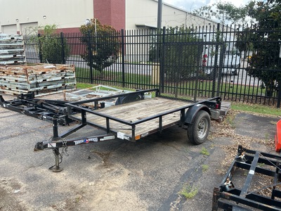 Texas Bragg NF58LB2000 8 ft S/A Utility Trailer