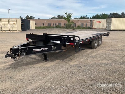 2024 Friesen 14000 lb 20 ft T/A Flatbed Trailer
