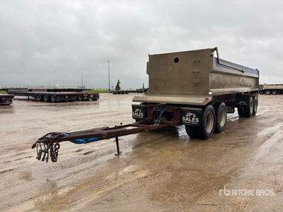 2007 JP's 27 ft Quad/A End Dump Trailer