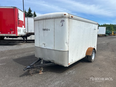 2016 Atlas 12 ft S/A Gesloten aanhangwagen