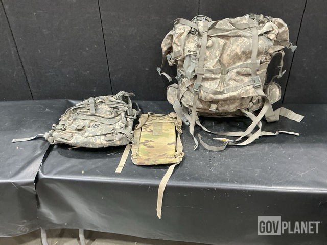 (11) Hydration System Carriers, (17) Assault Packs & Assorted Items