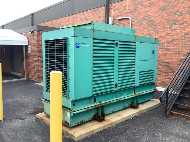 2003 Cummins 250DFAC-3776 250 kW Skid-Mounted Generator Set