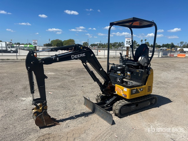 2024 John Deere 17 P-Tier Mini Excavator