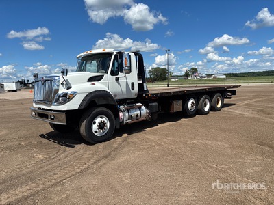 2018 International 7600 6x4 Schiebeplateauschleppwagen