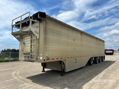 2004 Titan 53 ft x 102 in Quad/A Belly Open-Top Chip Trailer