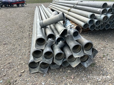 Quantity of (19) 7 in x 30 ft Main Line Irrigation Pipe