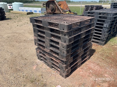 Quantity of (10) Plastic Pallets