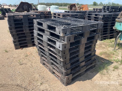 Quantity of (10) Plastic Pallets