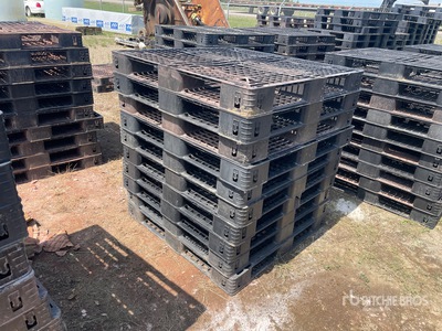 Quantity of (10) Plastic Pallets