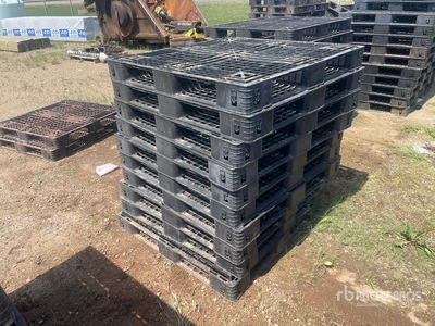 Quantity of (10) Plastic Pallets