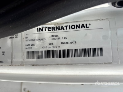 2019 International 4300 4x2 Van Truck