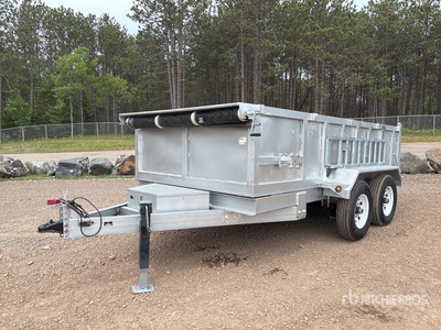 2025 HMD 14 ft T/A Dump Utility Trailer