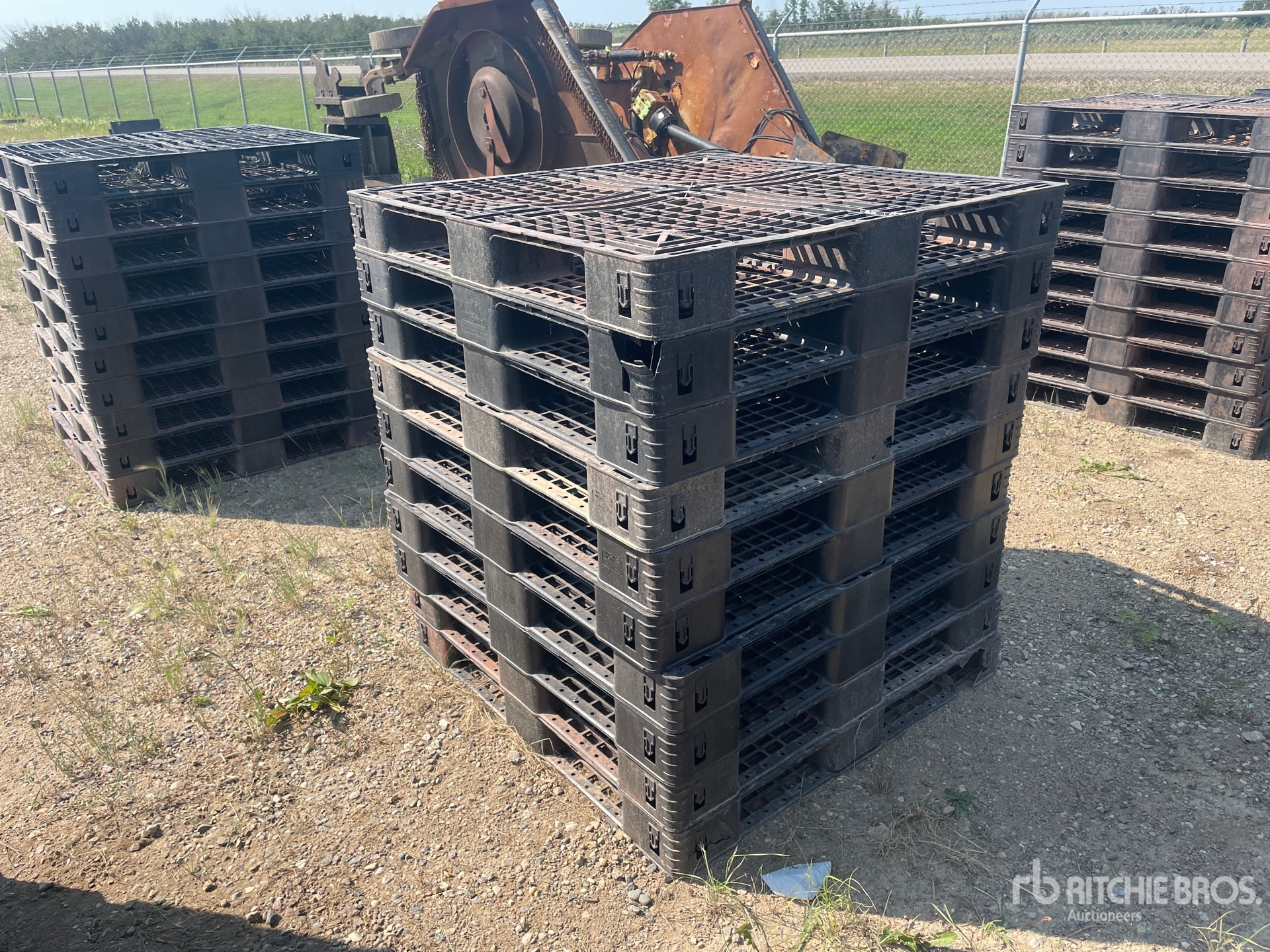 Quantity of (10) Plastic Pallets