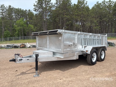 2025 HMD 14 ft T/A Dump Utility Trailer
