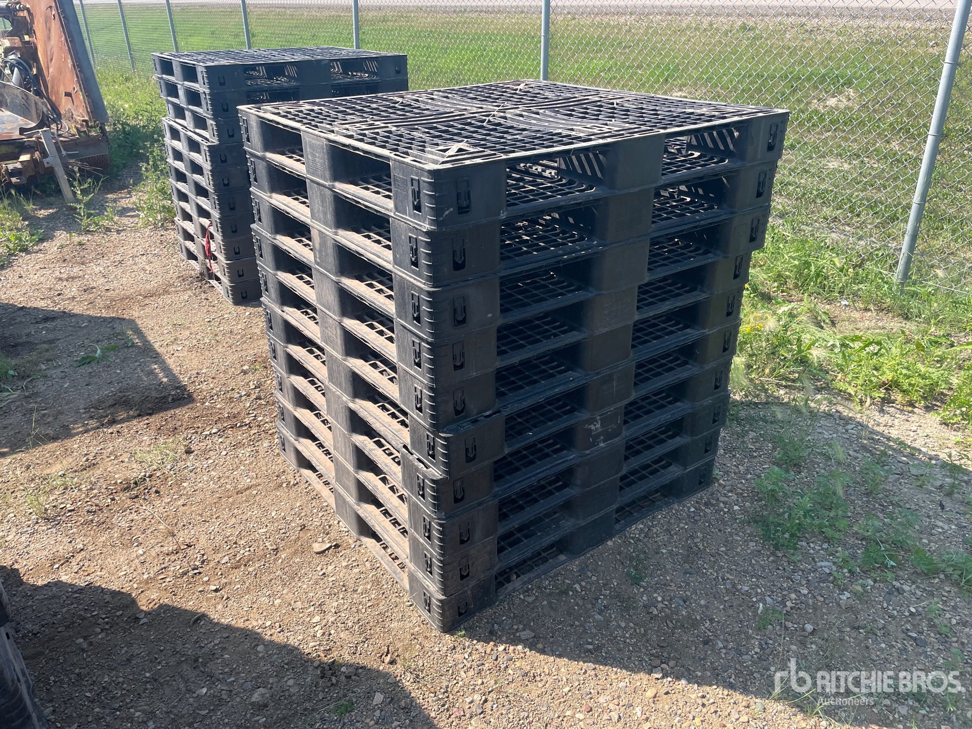 Quantity of (10) Plastic Pallets