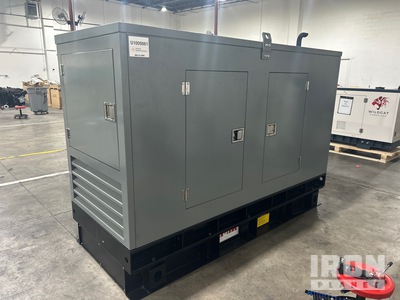 Roughneck RO0030D3BSXP 30 kW Skid-Mounted Emergency Standby Stationery Diesel 30 kW 3 phase 208 / 120V Generator Set (Unused)