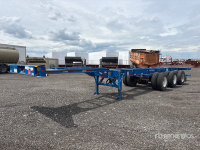 2023 CIMC EX53M3OTC00 40 ft Tri/A Extendable Przyczepa kontenerowa