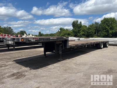 2009 Fontaine 80000 lb 48 ft T/A Spread Axle Single Drop Plateforme Surbaissée