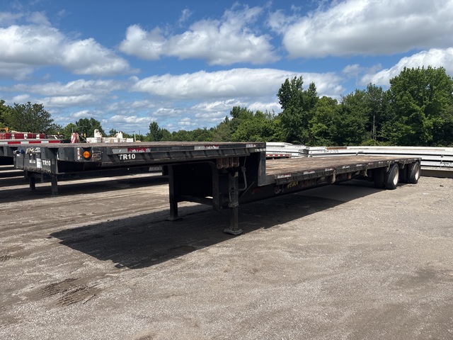2009 Fontaine 80000 lb 48 ft T/A Spread Axle Single Drop Step Deck Trailer