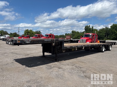 2008 Fontaine 80000 lb 48 ft T/A Spread Axle Single Drop Plateforme Surbaissée