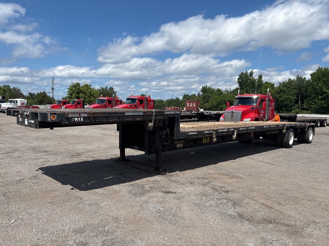 2008 Fontaine 80000 lb 48 ft T/A Spread Axle Single Drop Step Deck Trailer