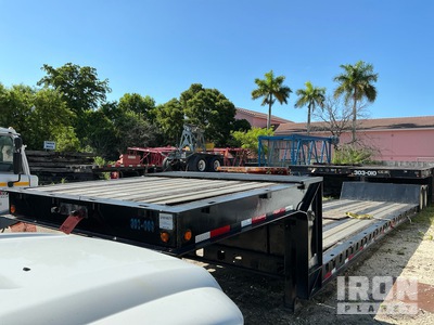1997 Kalyn Siebert 48 ft T/A Double Drop Lowboy Trailer