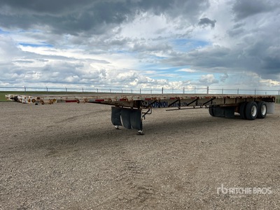 1998 JC Trailer 28000 kg 48 ft T/A Flatbed Trailer
