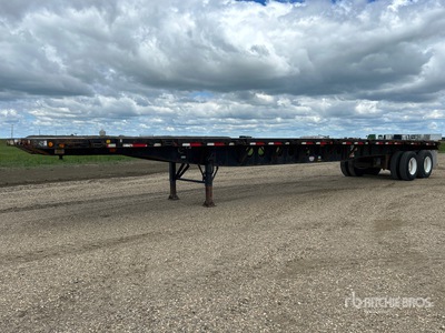 2008 Lufkin 48 ft T/A Flatbed Trailer