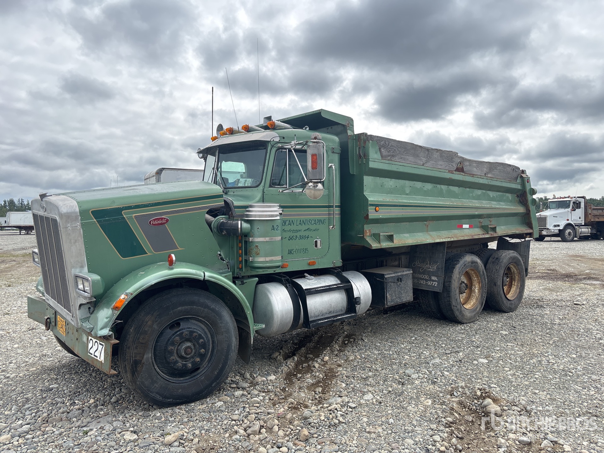 1985 Peterbilt 6x4 T/A Dump Truck (Inoperable)