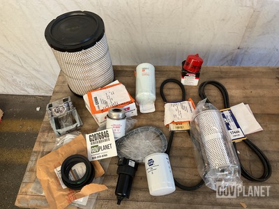 (2) Vehicle Belts, (2) Fluid Filters, (4) Fuel Filters & Assorted Items