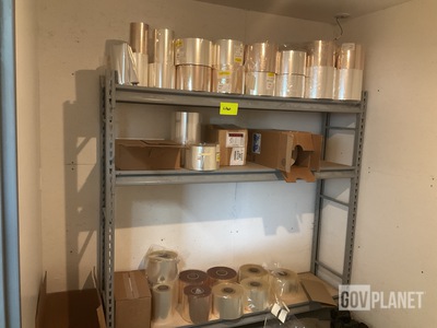Assorted Packing Supplies w/Shelf