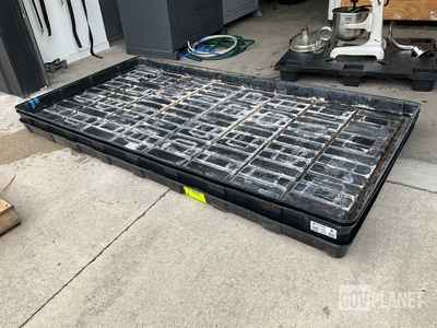 (3) Botanicare 4x8 Rack Trays w/6" Drains