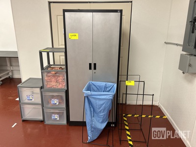 Cabinet & Assorted Bins