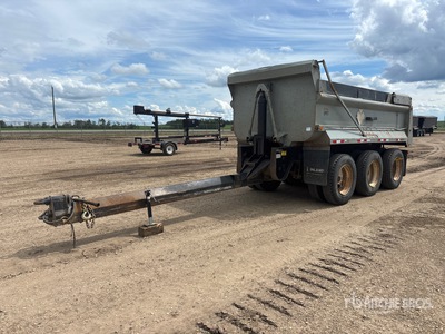2008 Langfab 15 ft 6 in Tri/A Remolque volcador con acoplado