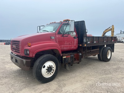 2000 GMC 7500 4x2 Flatbed Dump Truck