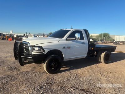 2012 Dodge Ram 3500 4x4 Flatbed Truck