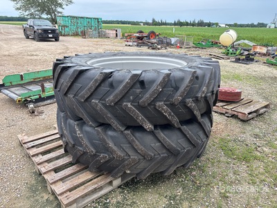 Quantity of (2) Tractor Duals (Michelin 520/85R46)