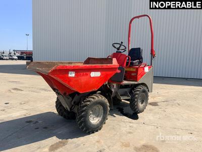 2016 Thwaites MACH201 1 t 4x4 Hi-Tip Motobasculeur Dumper (Inoperable)