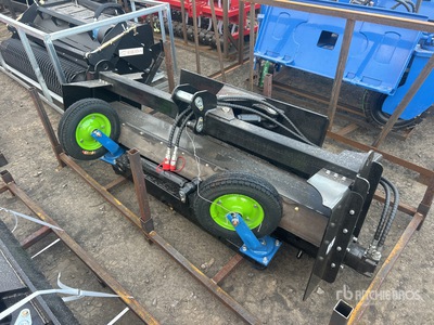 2026 GIYI GY-PR71 1830 mm Skid Steer Power Rake スキッドステア付属部品 (Unused)