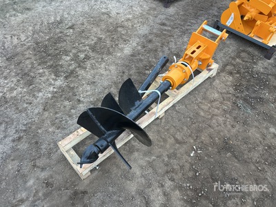 2026 GIYI CAT305 Bracket Direct-Drive Auger with Extension Rod Excavator Auger (Unused)
